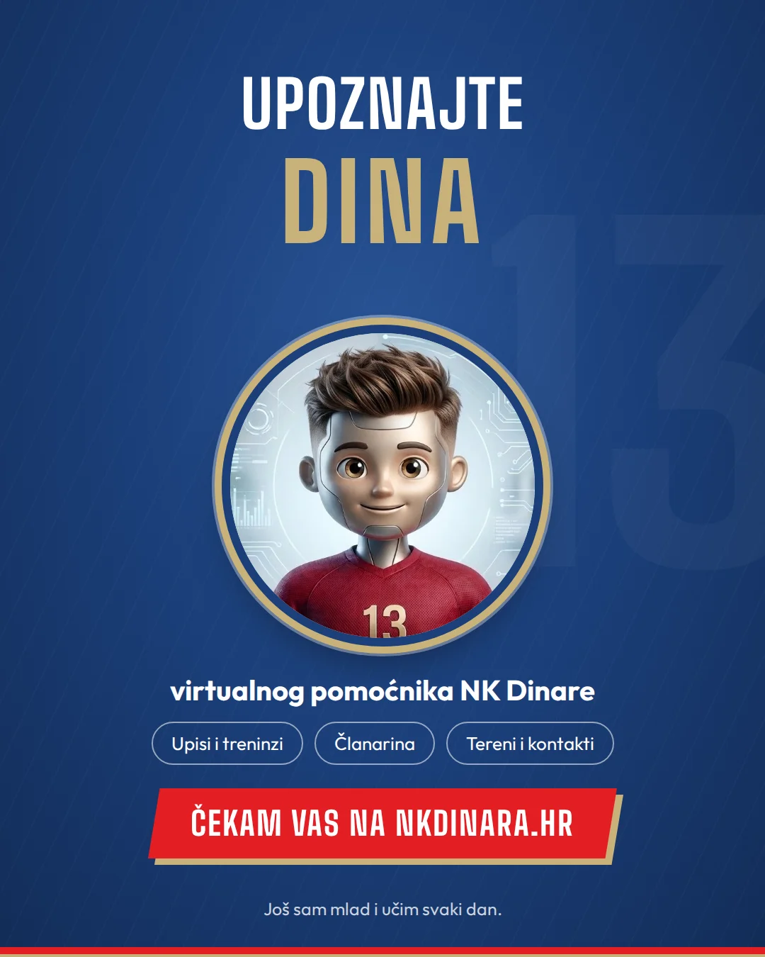 Upoznajte Dina, novog člana NK Dinare!